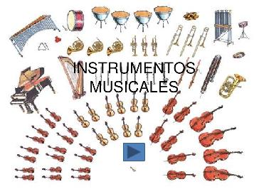 Los instrumentos musicales