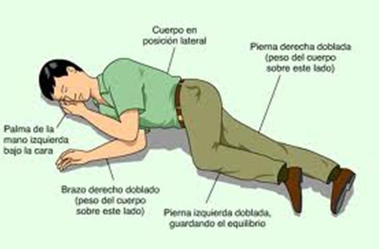 posición lateral de seguridad