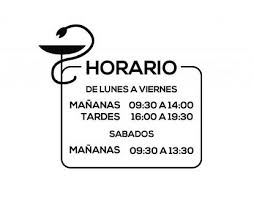Horario farmacia