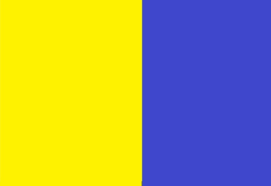 AMARILLO Y AZUL