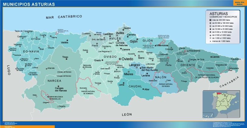 Mapas Asturias