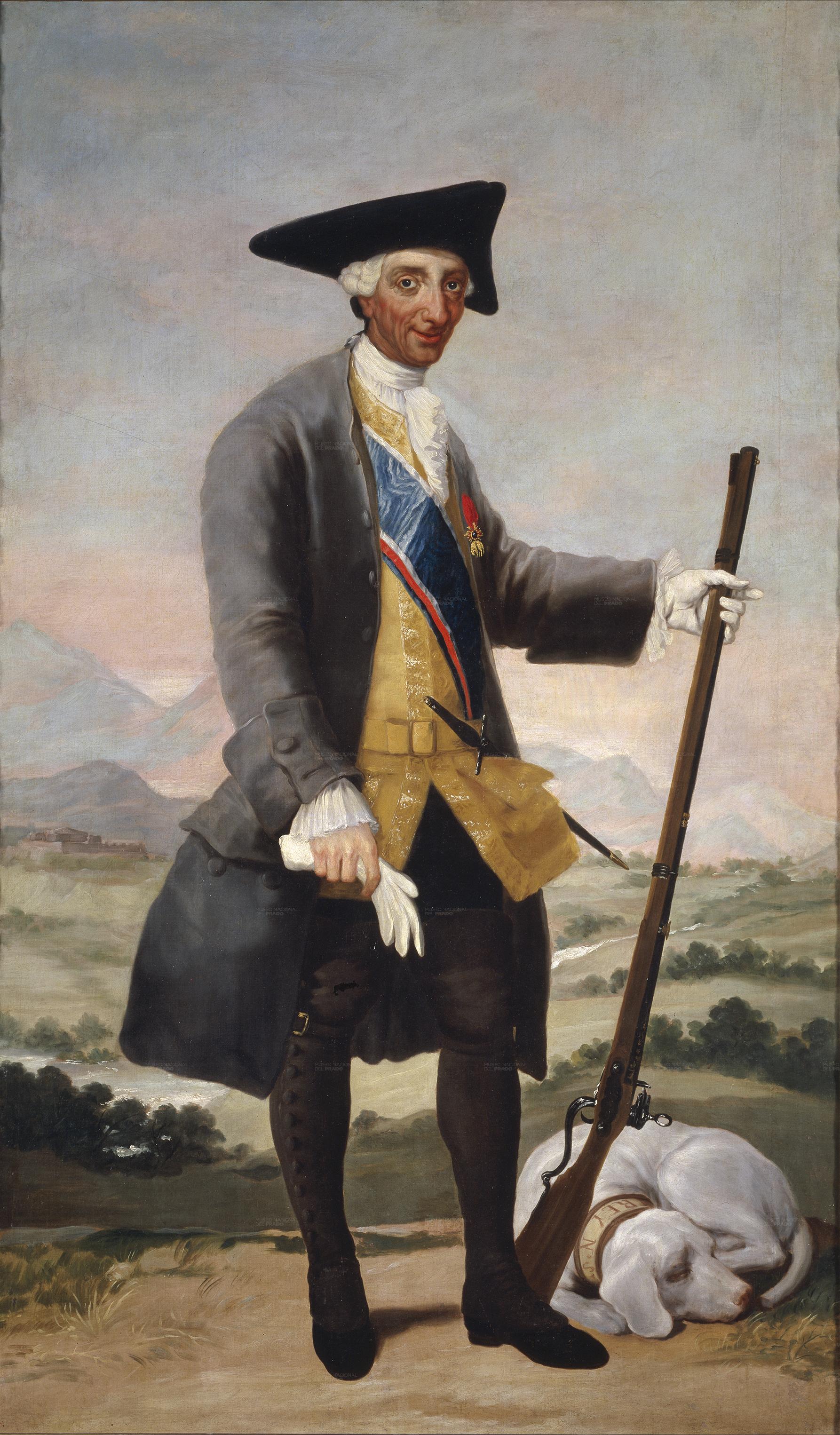 Goya Carlos III en traje de cazador