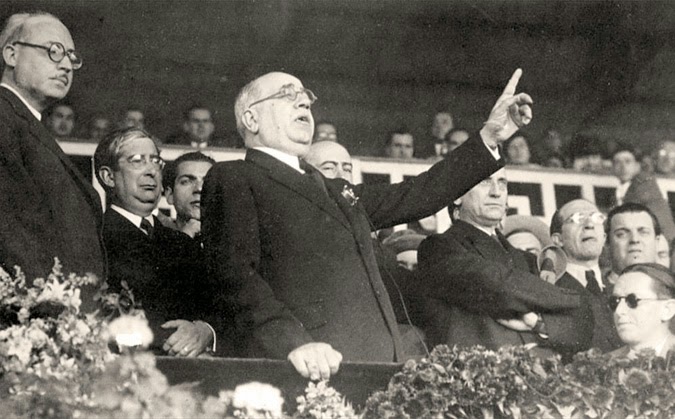Azaña en Valencia, 1935