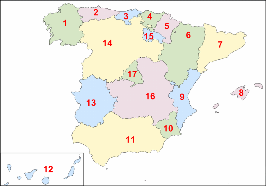 españa comunidades