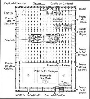 Planta mezquita Córdoba 