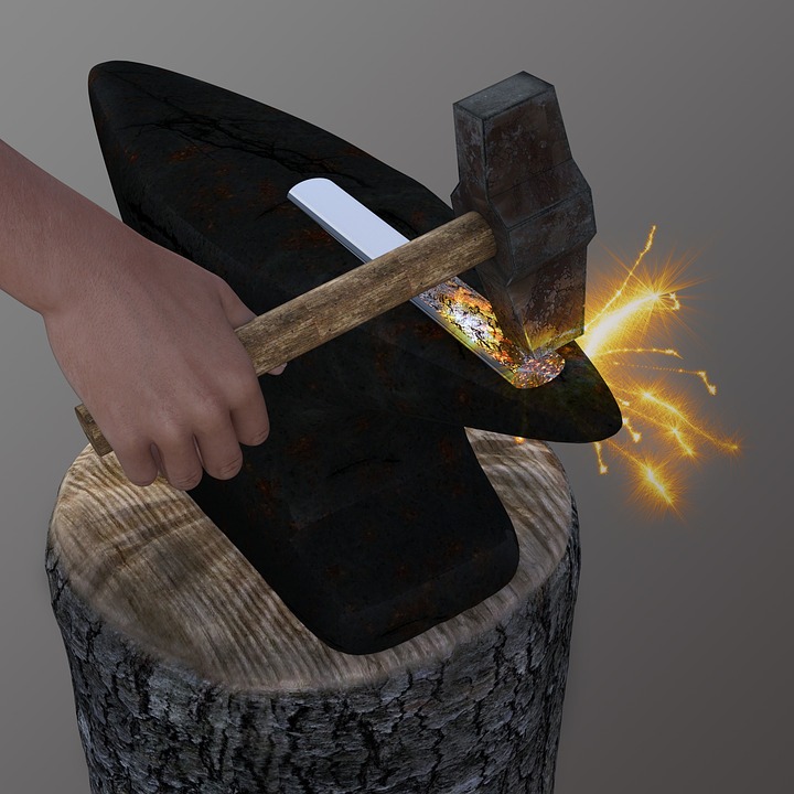 forja, martillo