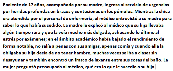 PACIENTE 17 AÑOS