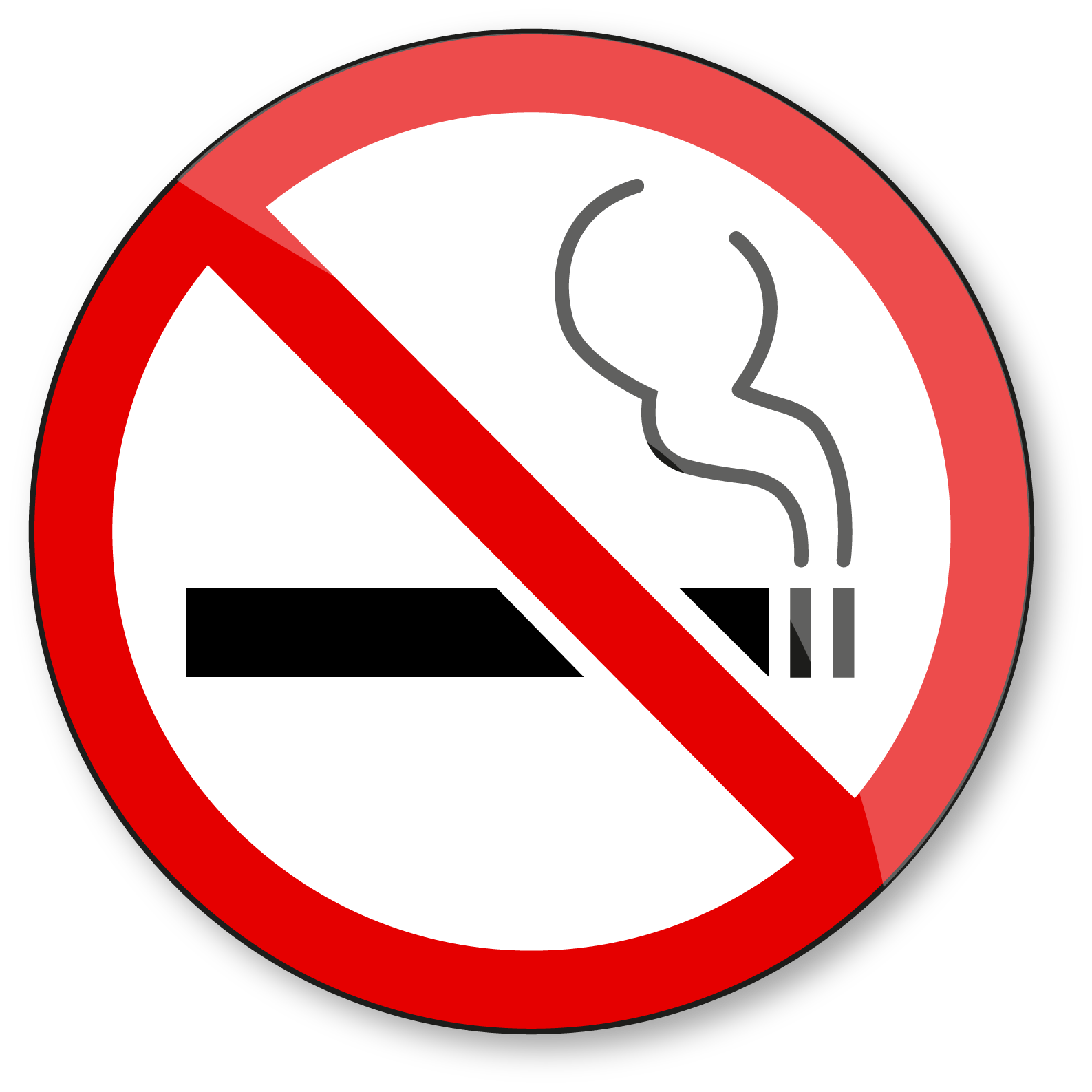 señal de prohibido fumar