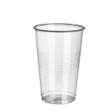Vaso trasparente.