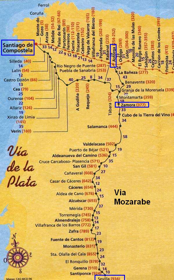 Camino de la plata