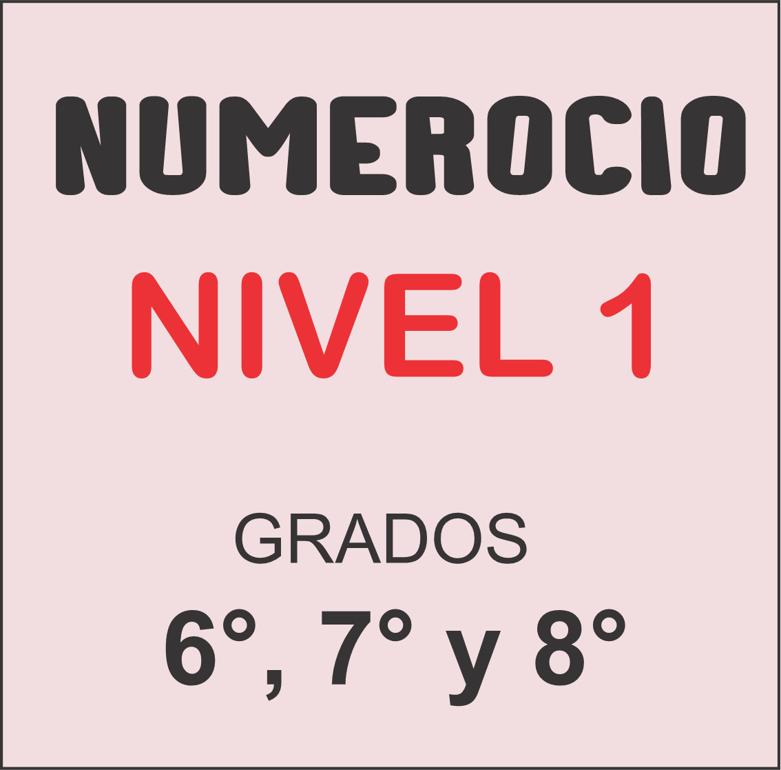 6, 7 Y 8 NIVEL 1