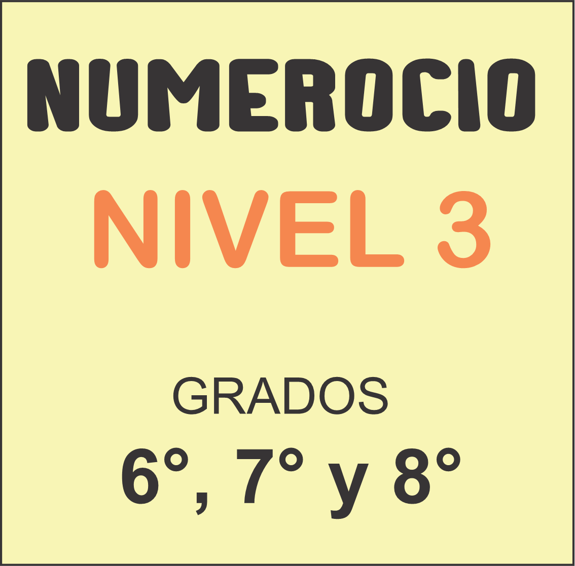 6, 7 Y 8 NIVEL 3